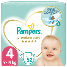 Pampers Premium Care 4 Value Pack Pelenka (9-14 kg) 52 db pelenka