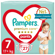 Pampers Premium Care Bugyipelenka 17kg+ Junior 7 (27db) pelenka