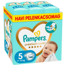 Pampers Premium Care havi Pelenkacsomag 11-16kg Junior 5 (148db) pelenka