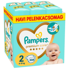 Pampers Premium Care havi Pelenkacsomag 4-8kg Mini 2 (224db) pelenka