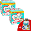 Pampers Premium Care Pants 2 havi Pelenkacsomag 9-15kg Maxi 4 (228db) + Ajándék PAW Patrol Törölköző