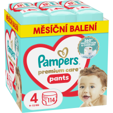 Pampers Premium Care Pants, 4-es méret (114 darab) pelenka