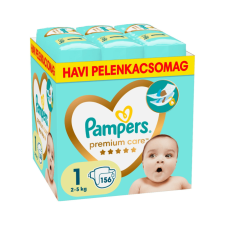 Pampers Premium Care pelenka 1, 2-5 kg, HAVI PELENKACSOMAG 156 db pelenka