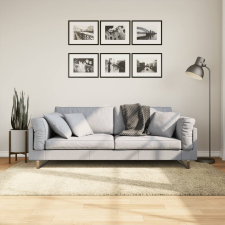 PAMPLONA arany magas szálú bolyhos modern szőnyeg 140 x 200 cm lakástextília