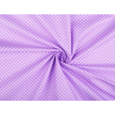  Pamut anyag pöttyös - Lila dekorációs kellék