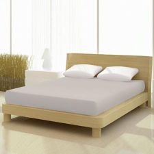  Pamut-elastan classic kavics színű gumis lepedő 220*240 cm-es matracra lakástextília