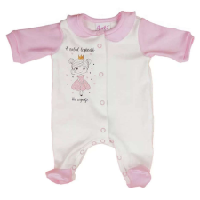  Pamut hosszú ujjú rugdalózó A család legkisebb Hercegnője (62) rugdalózó