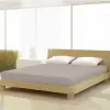  Pamut jersey de luxe szafari színű gumis lepedő 90x200 és 100x200 cm-es matracra