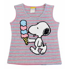  Pamut kislány trikó Snoopy mintával