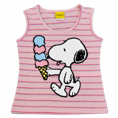  Pamut kislány trikó Snoopy mintával