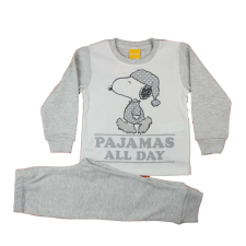 PAMUT PIZSAMA SNOOPY MINTÁVAL - 104-es méret gyerek hálóing, pizsama
