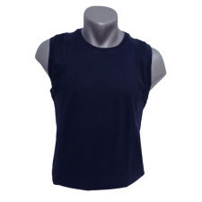  Pamut póló kerek nyakú ujjatlan férfi póló