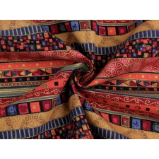  Pamutanyag etnomintás dekorációs kellék