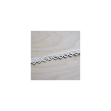  Pamutcsipke ekrü, mérete: 10 mm. Az ár egy méterre vonatkozik dekorációs kellék