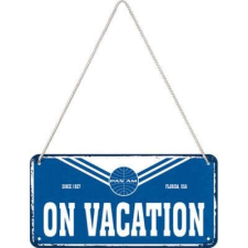  Pan Am - On Vacation - Fémtábla dekoráció