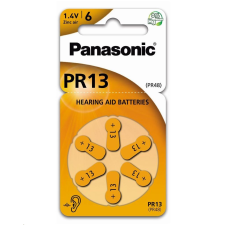 Panasonic 1.4V PR13L/6LB Cink-levegő hallókészülék elem (6db / csomag)  (PR-13(48)/6LB) (PR-13(48)/6LB) gombelem