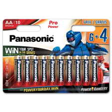Panasonic 1.5V Alkáli AA ceruza elem Pro power (10db / csomag) (LR6PPG/10BW 6+4F PR) ceruzaelem