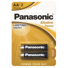 Panasonic Alkaline Power AA ceruza 1.5V alkáli/tartós elemcsomag LR6APB-2BP ceruzaelem