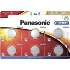Panasonic CR2032 3V lítium gombelem 6db/csomag (CR2032L-6BP) gombelem