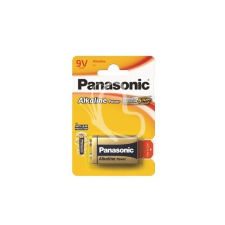 Panasonic Elem, 9V, 1 db, PANASONIC &quot;Alkaline power&quot; 9 v-os elem