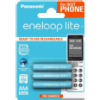 Panasonic eneloop BK-4LCCE/3DE AAA 550MAH 3DB előre feltöltött akkumulátor