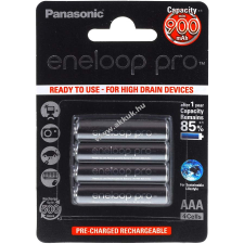 Panasonic eneloop Pro AAA akku típus BK-4HCCE/4BE 4db/csom. tölthető elem
