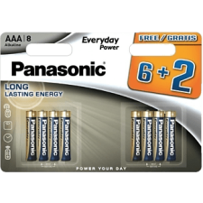 Panasonic Everyday Power AAA ceruza 1.5V szupertartós alkáli elemcsomag 8db (Lr03Eps/8Bw) ceruzaelem