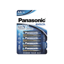 Panasonic Evolta AA ceruza 1.5V szupertartós alkáli elemcsomag 4db/csomag (Lr6Ege-4Bp) ceruzaelem