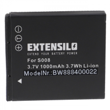  Panasonic HM-TA1 készülékhez kamera akkumulátor (3.7V, 1000mAh / 3.7Wh, Lithium-Ion) - Utángyártott panasonic videókamera akkumulátor