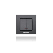 Panasonic Karre Plus csillárkapcsoló 105 jelzőfényes fekete világítási kellék