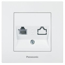 Panasonic Karre Plus RJ11 CAT3 FALI ALJZAT fehér villanyszerelés