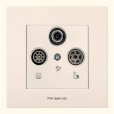 Panasonic Karre Plus TV-Rádió-Sat bézs (keret nélkül) villanyszerelés