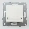 Panasonic Nyomókapcsoló feliratozható, jelzőfénnyel, keret nélkül, fehér