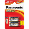 Panasonic Pro power 1.5V Alkáli AAA mini ceruza elem (4 db) (BK-LR03PPG-4BP) (BK-LR03PPG-4BP)