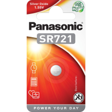 Panasonic SR-721EL/1B ezüst-oxid óraelem (1 db / bliszter) (SR-721EL/1B) gombelem