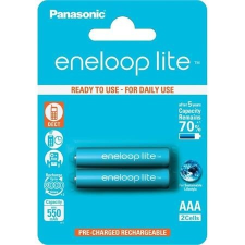 Panasonic Tölthető elem, AAA mikro, 2x550 mAh, előtöltött, PANASONIC &quot; EneloopLite&quot; tölthető elem
