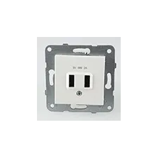 Panasonic USB aljzat (5V - 2A) keret nélkül, fehér villanyszerelés
