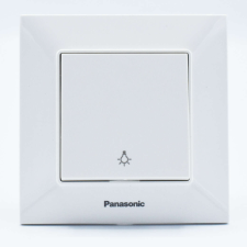 Panasonic Visszatérő kapcsoló, 10A, IP20, Fehér, Panasonic Arkedia Slim villanyszerelés