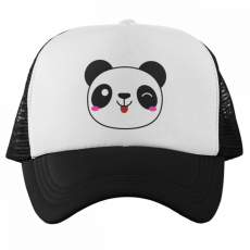  Panda Emoji - Trucker Hálós Baseball Sapka