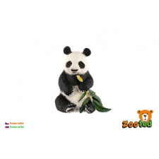  Panda figura műanyag 8cm zooted zacskóban játékfigura