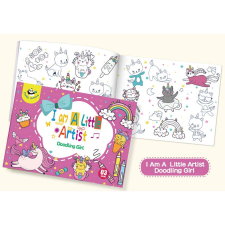 Panda Juniors lányos színező gyermek- és ifjúsági könyv