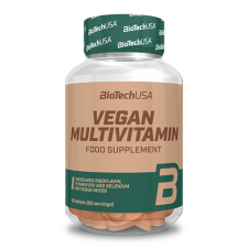 Panda Nutrition BioTech USA Vegan Multivitamin tabletta - 60 db tabletta vitamin és táplálékkiegészítő