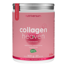 Panda Nutrition Collagen Heaven - 300 g - málna steviával - Nutriversum [300 g] vitamin és táplálékkiegészítő