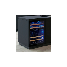  Pando PVMB 60-53CRR Borhűtő - pult alá építhető, fekete, jobbos borhűtőgép