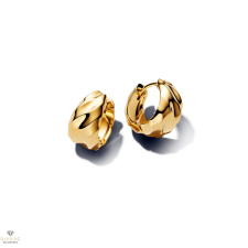 Pandora 14K aranyozott hullámos fülbevaló - 263874C00 fülbevaló