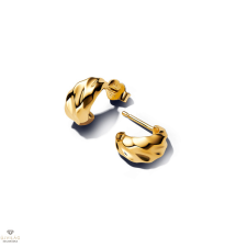 Pandora 14K aranyozott hullámos nyitott karika fülbevaló - 263873C00 fülbevaló