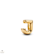 Pandora 14K aranyozott &quot;J&quot; betű charm - 763956C00 medál