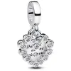 Pandora 793765C01 Szikrázó szív dupla függő charm (Ag925/1000, 2,4 g)