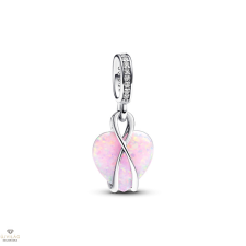 Pandora Anya Opálos szív függő charm - 793202C01 egyéb ékszer