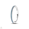 Pandora Csillogó kék fél örökkévalóság gyűrű 58-as méret - 192999C03-58